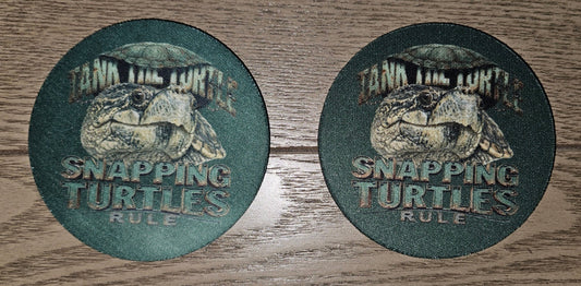 COASTERS- PACK OF 4 - UPDGRADED to 4 inch
